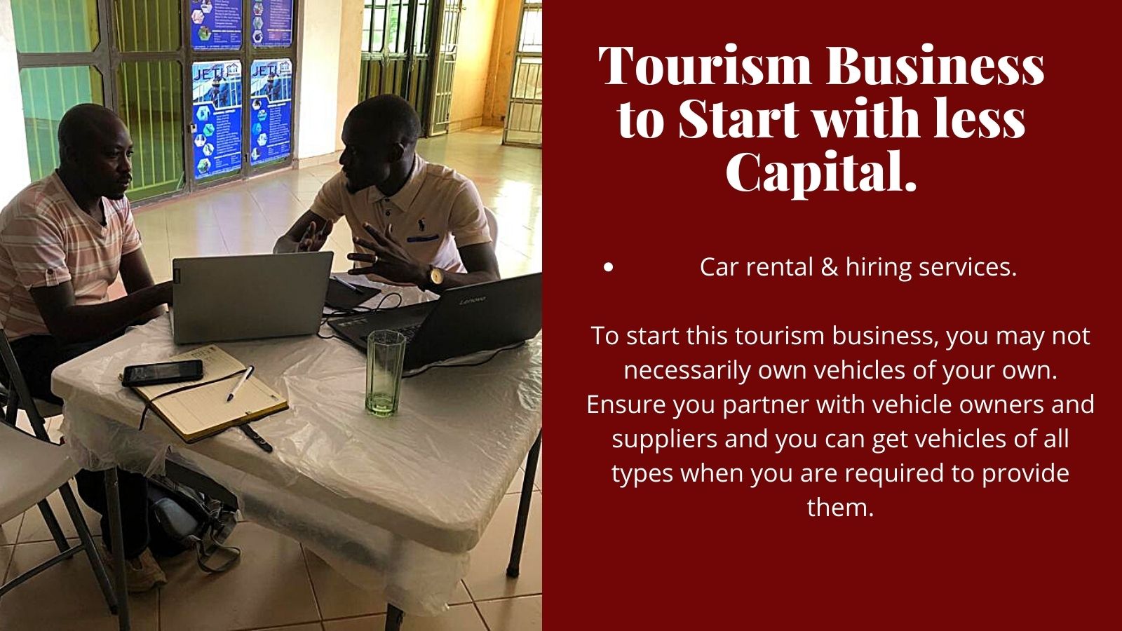 Type Of Tourism Businesses To Start With Small Capital